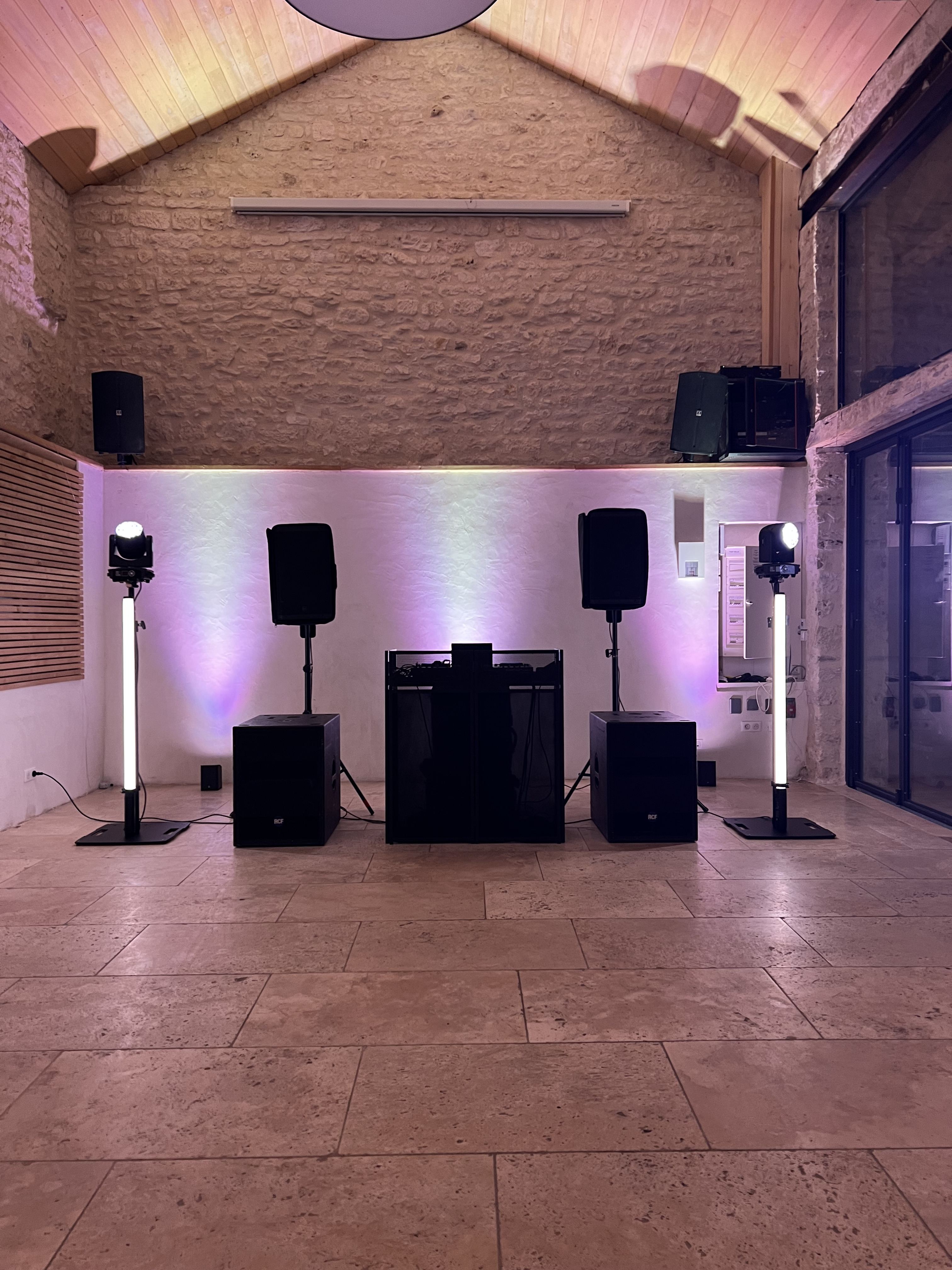 Mise en lumière blanche - Mariage